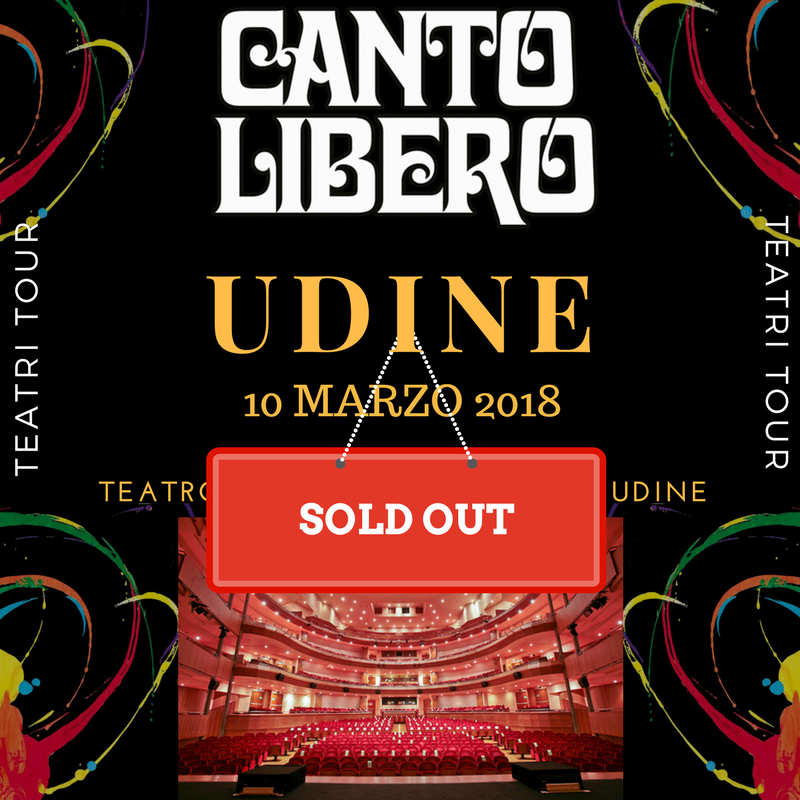 Canto Libero: data di Udine sold out in prevendita!