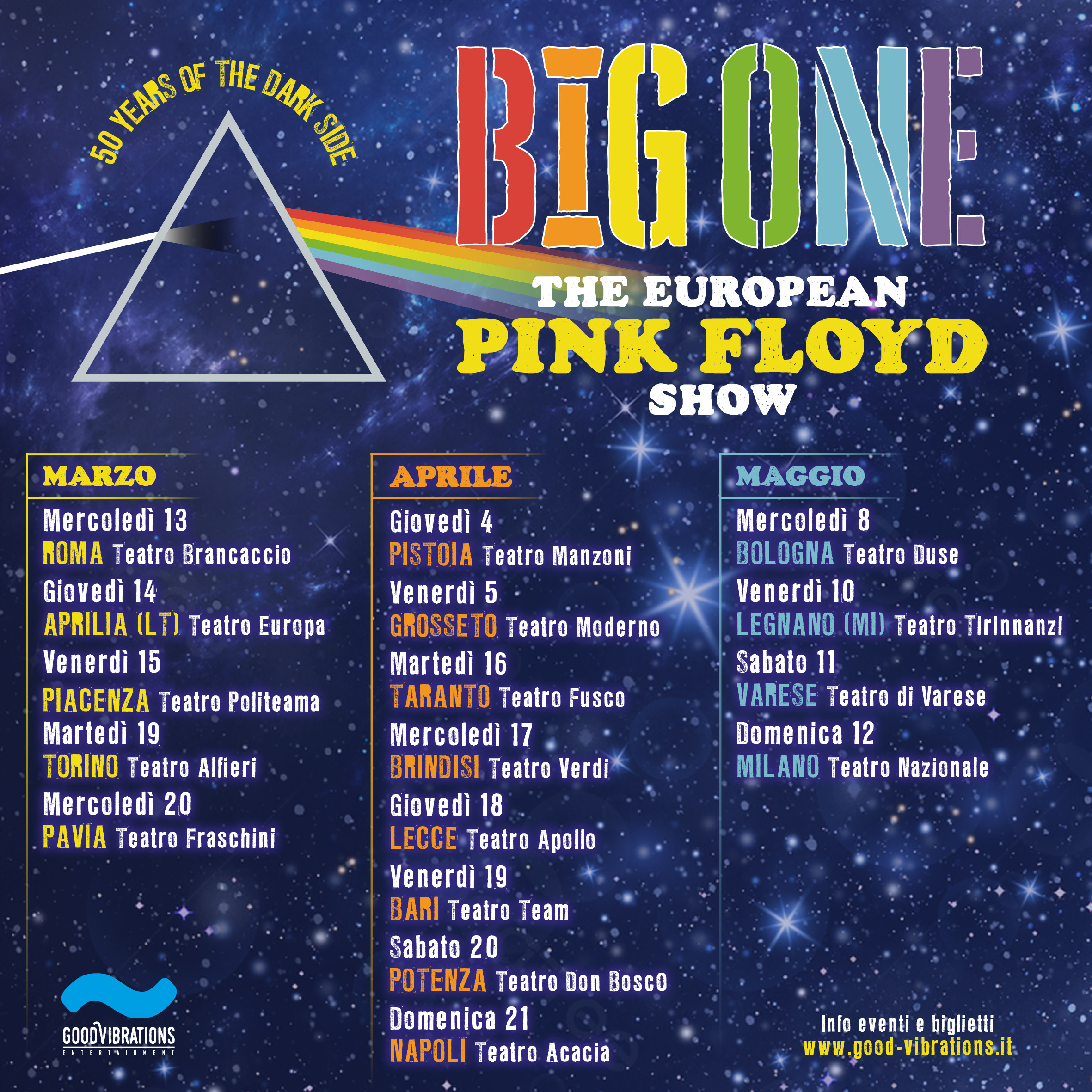 Big One – European Pink Floyd Show “50 years of the Dark side” – THEATER TOUR 2024