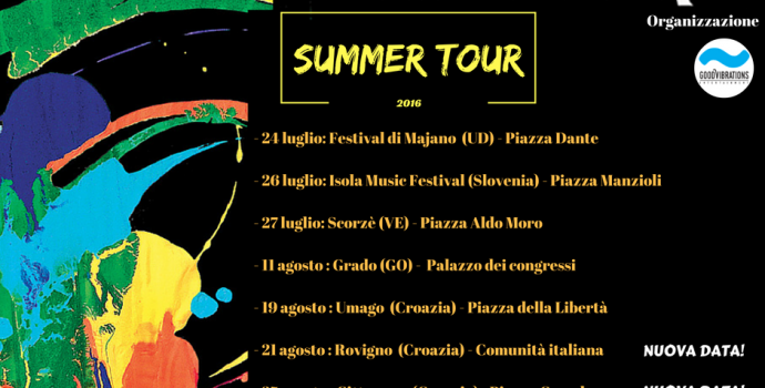 Nuove date aggiunte al “Summer Tour” 2016 di Canto Libero