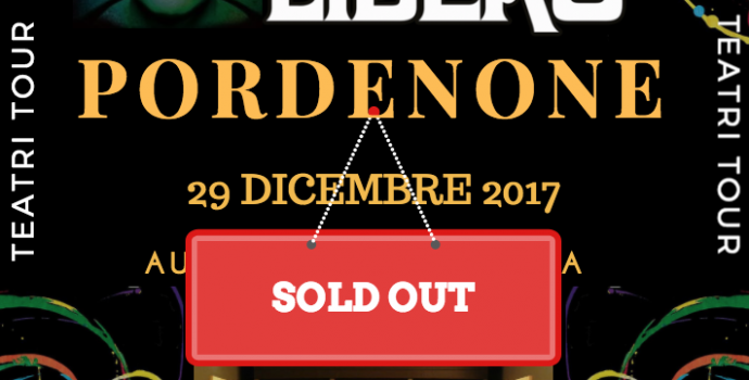 Canto Libero: data di Pordenone sold out in prevendita!